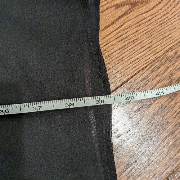 Donna Morgan Silk Sleeve-less Sheath Dress with Rhinestones - Picture 10 of 11